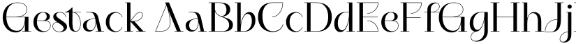 Gestack font download