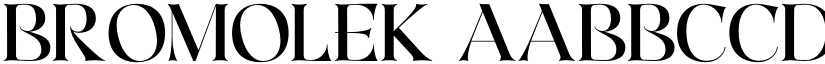 Bromolek font