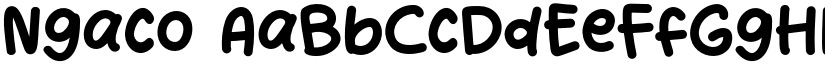 Ngaco font download