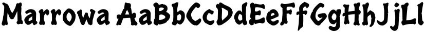 Marrowa font