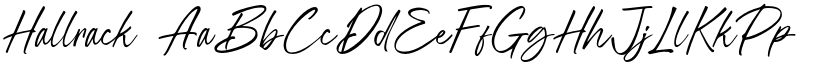 Hallrack font download