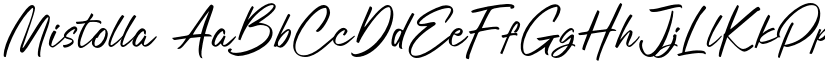 Mistolla font download