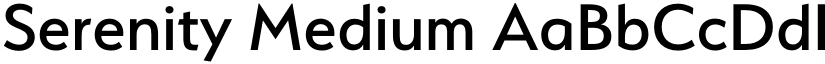 Serenity font download