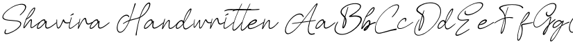 Shavira Handwritten font download