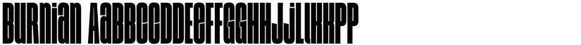 Burnian font download