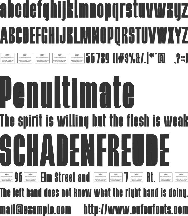 Bellmiora Free font preview