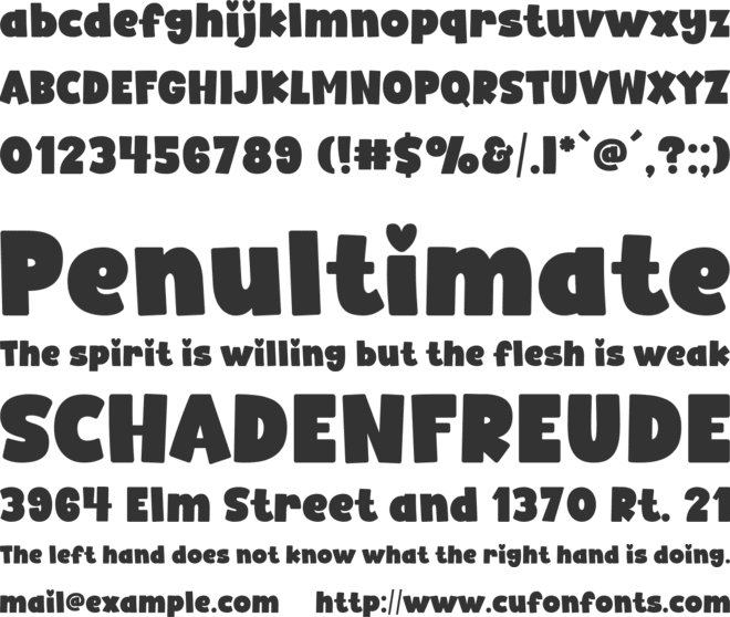 Simply Playful font preview