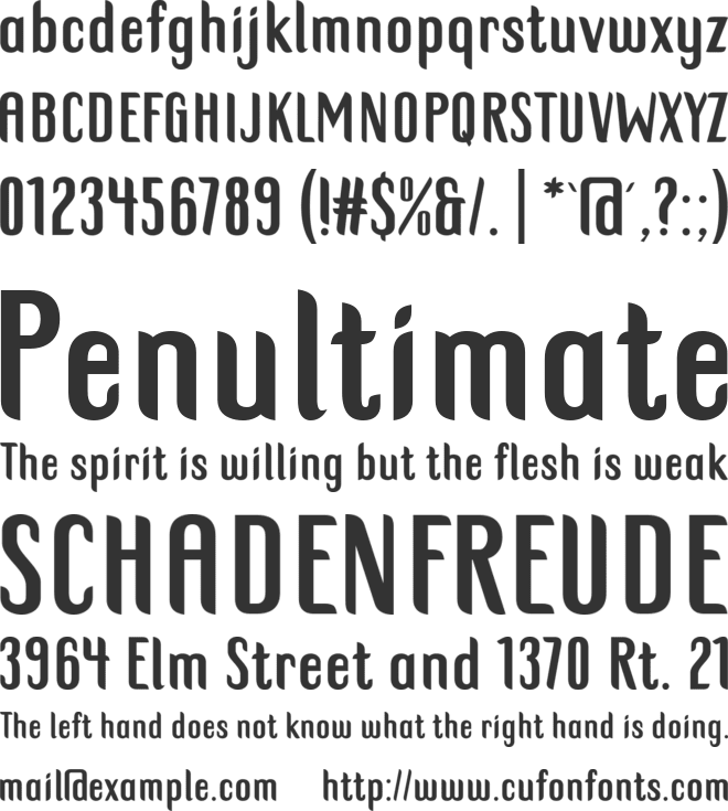 Still Falls font preview
