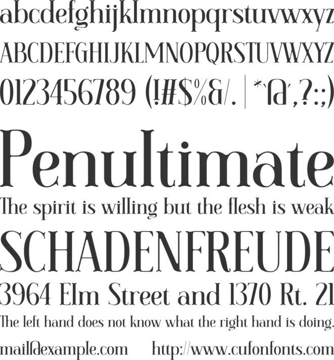Fondation font preview