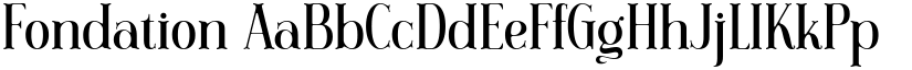 Fondation font download