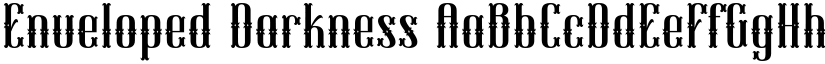 Enveloped Darkness font download