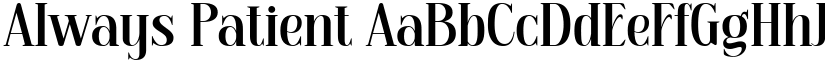 Always Patient font download