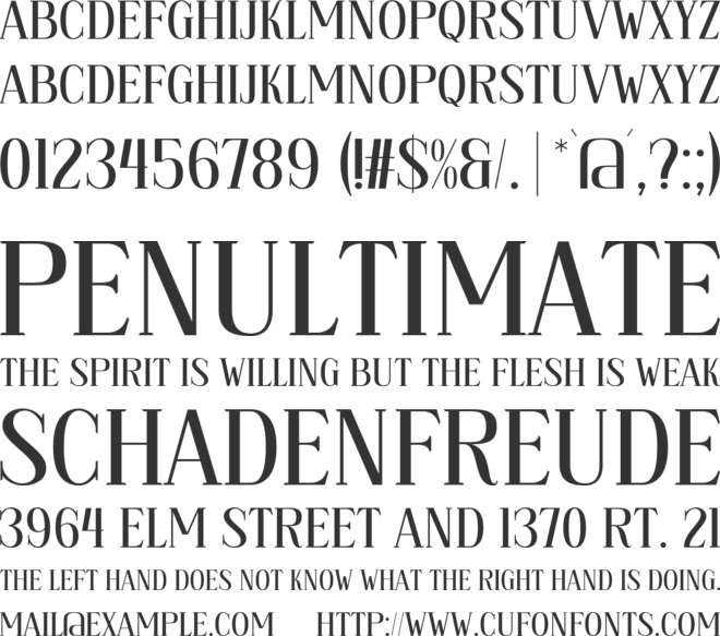 Breaking Silence font preview