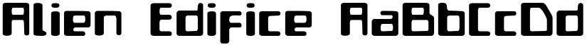 Alien Edifice font