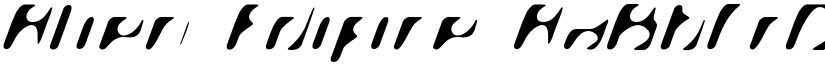 Alien Edifice font