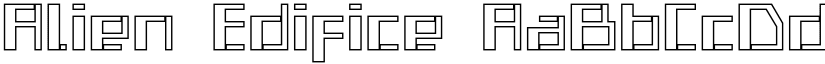 Alien Edifice font
