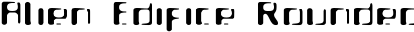 Alien Edifice Rounded Fade font