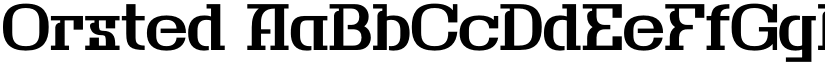 Orsted font