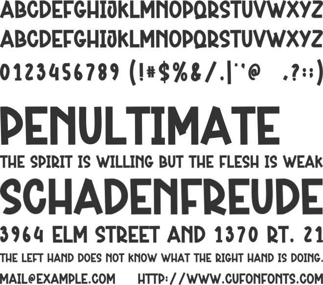 Diary Story font preview