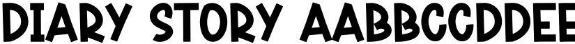 Diary Story font download