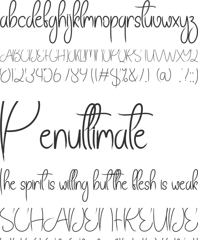 Daddy Background font preview