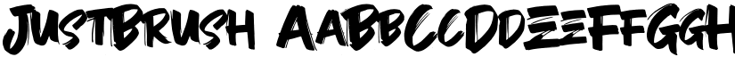 JustBrush font download