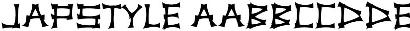 Japstyle font download