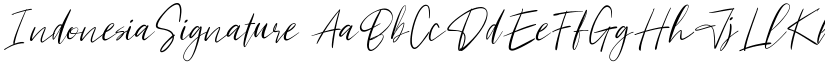 IndonesiaSignature font download