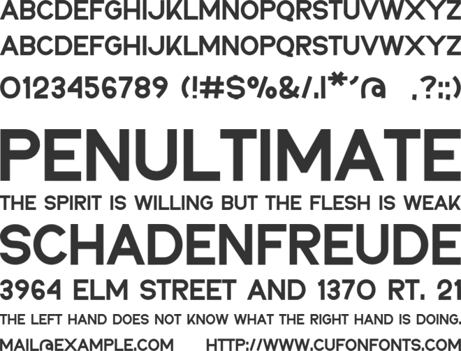 School Chalk font preview