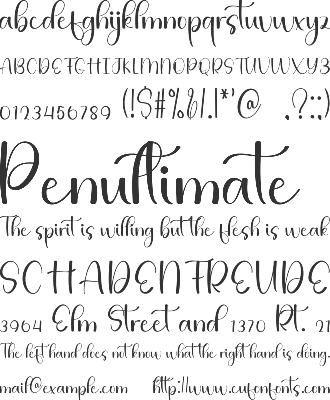 Sweet Honey font preview