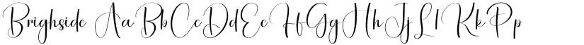 Brighside font download
