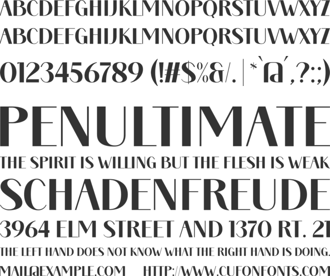 Burning Longing font preview