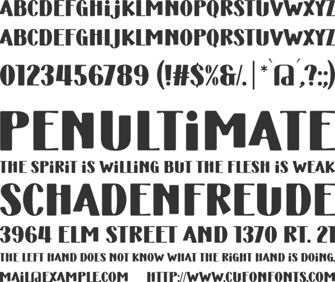Love Is Gone font preview