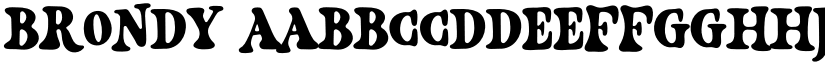 Brondy font download