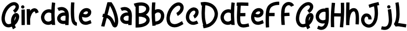 Girdale font download