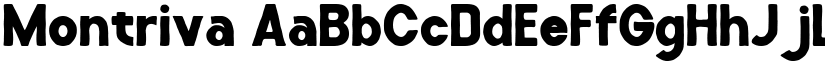 Montriva font download