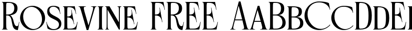 Rosevine FREE font download