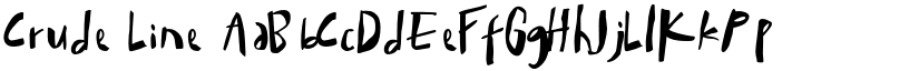 Crude Line font download