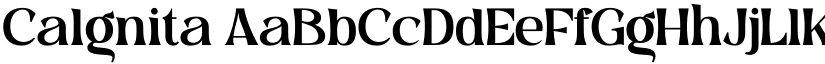 Calgnita font download