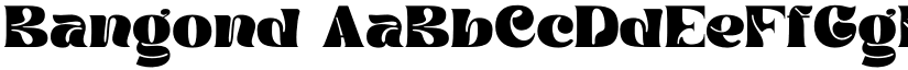 Bangond font download