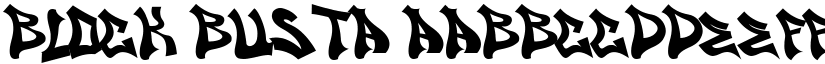 Block busta font download