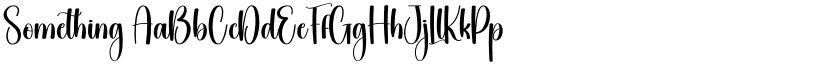 Something font download