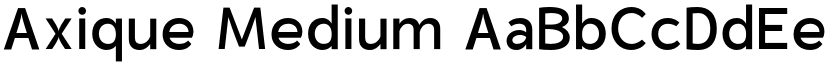Axique Medium font download