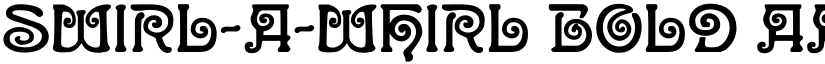 Swirl-a-Whirl Bold font