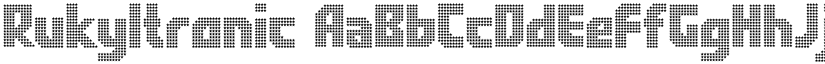 Rukyltronic font download