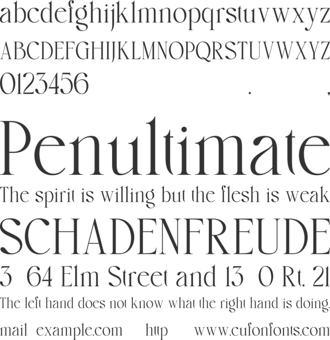 Bravibe font preview