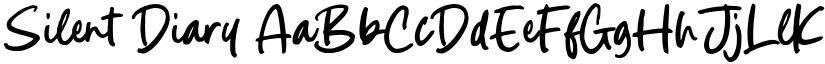 Silent Diary font download