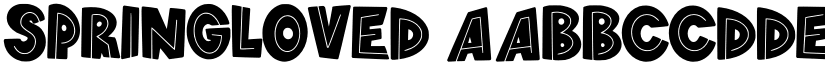 springloved font