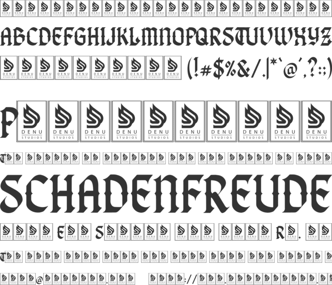 Kujang font preview