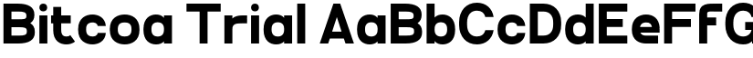 Bitcoa Trial font download